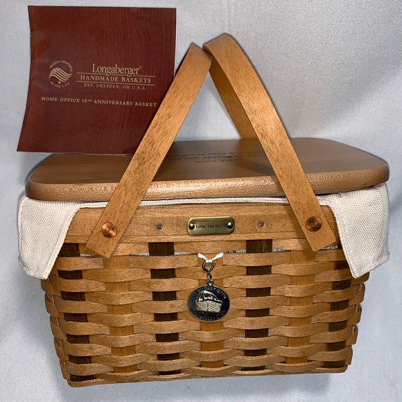 Longaberger Accents Longaberger Home Office Th Anniversary Basket